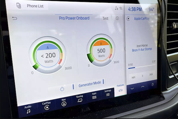 Initial FordPass HMI interface